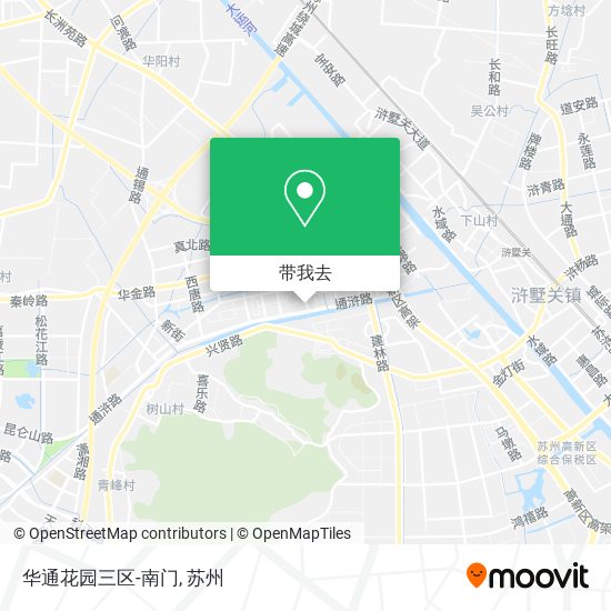 华通花园三区-南门地图