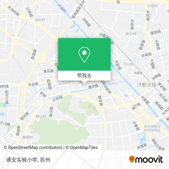 通安实验小学地图