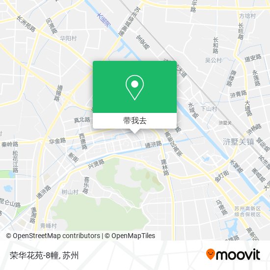 荣华花苑-8幢地图