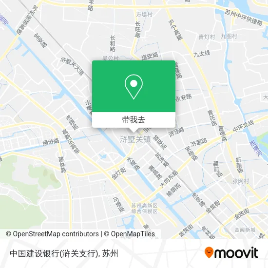 中国建设银行(浒关支行)地图