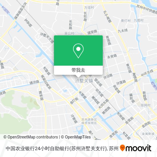 中国农业银行24小时自助银行(苏州浒墅关支行)地图