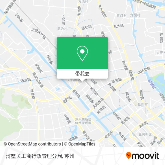 浒墅关工商行政管理分局地图