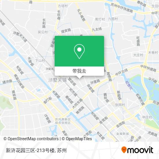 新浒花园三区-213号楼地图