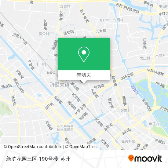 新浒花园三区-190号楼地图
