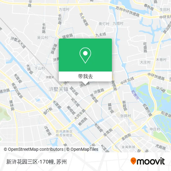 新浒花园三区-170幢地图