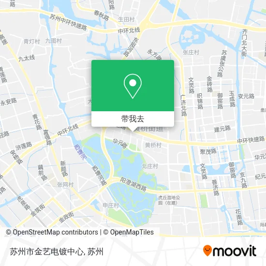苏州市金艺电镀中心地图