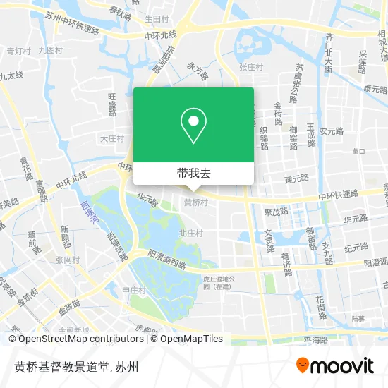 黄桥基督教景道堂地图