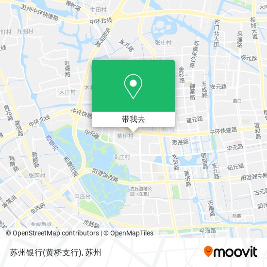 苏州银行(黄桥支行)地图