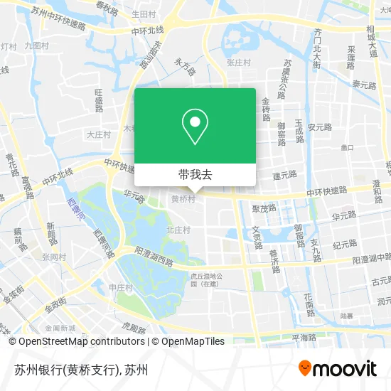 苏州银行(黄桥支行)地图