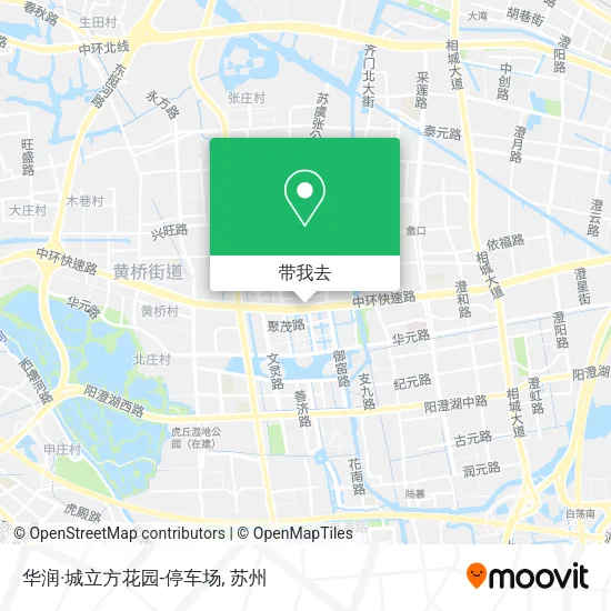 华润·城立方花园-停车场地图