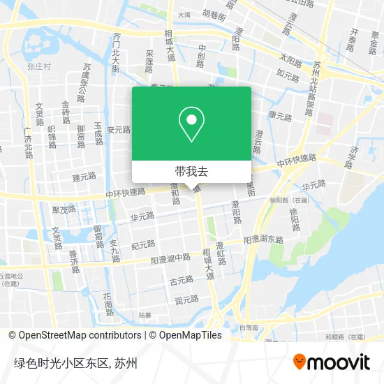 绿色时光小区东区地图