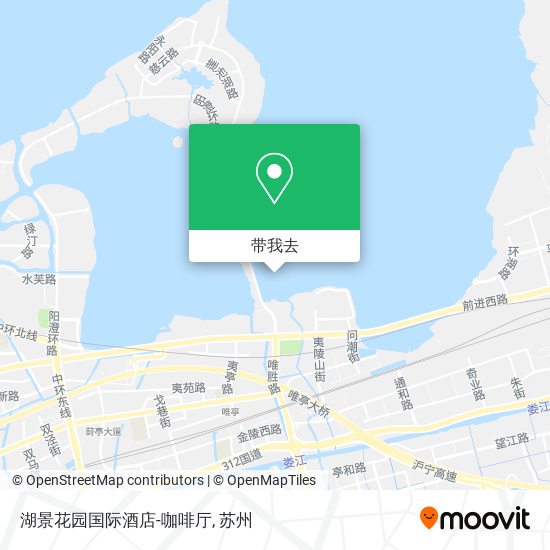 湖景花园国际酒店-咖啡厅地图