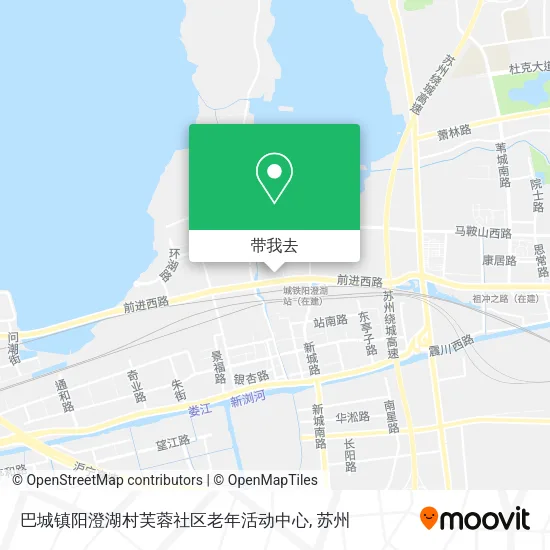 巴城镇阳澄湖村芙蓉社区老年活动中心地图