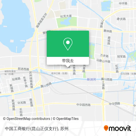 中国工商银行(昆山正仪支行)地图