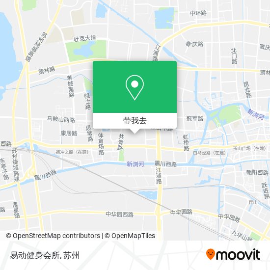 易动健身会所地图
