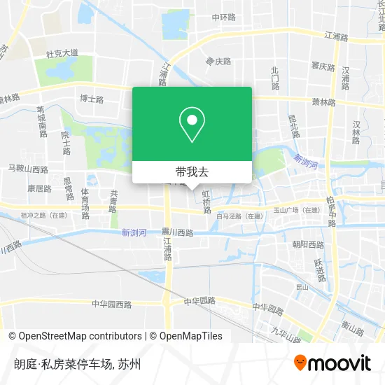 朗庭·私房菜停车场地图