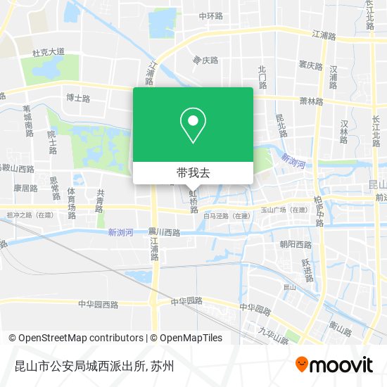 昆山市公安局城西派出所地图