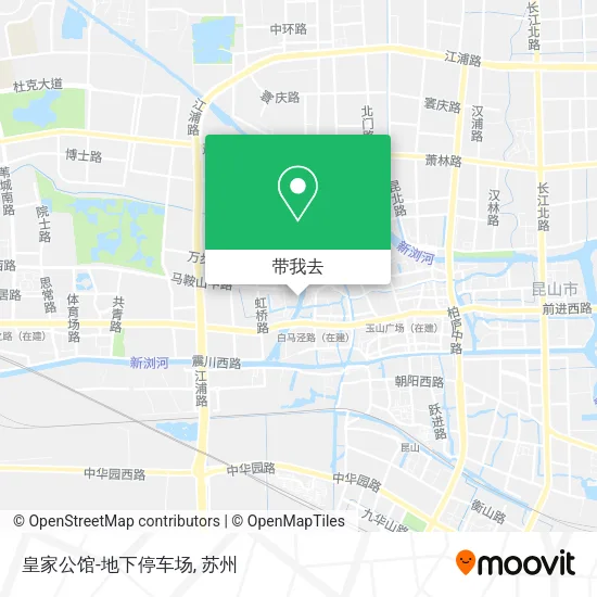 皇家公馆-地下停车场地图