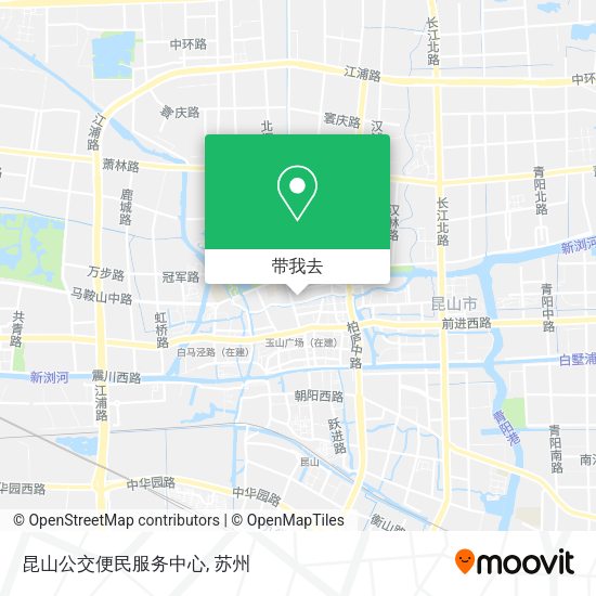 昆山公交便民服务中心地图