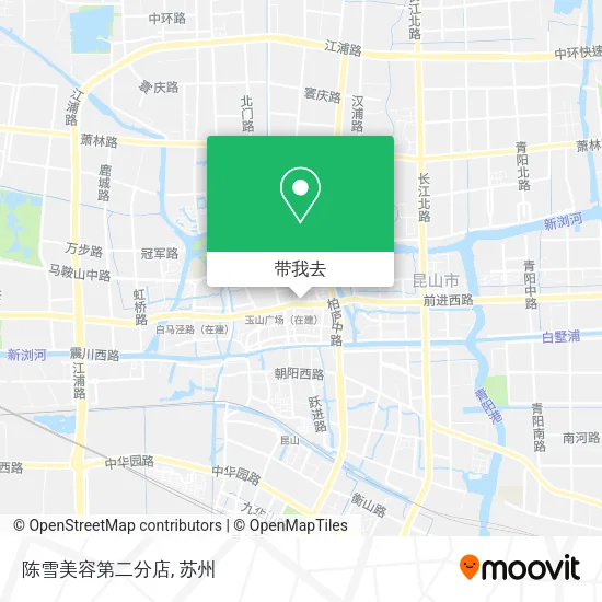 陈雪美容第二分店地图