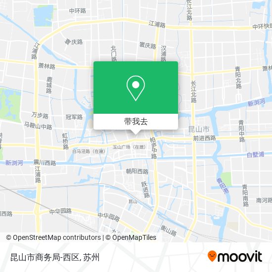 昆山市商务局-西区地图