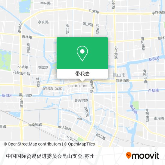 中国国际贸易促进委员会昆山支会地图