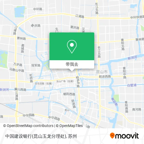 中国建设银行(昆山玉龙分理处)地图