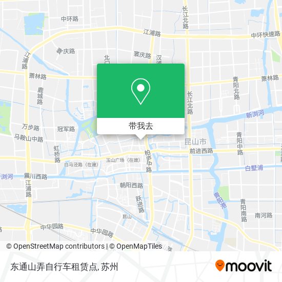 东通山弄自行车租赁点地图