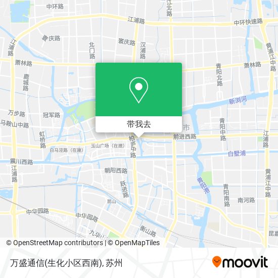 万盛通信(生化小区西南)地图