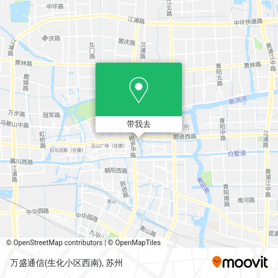 万盛通信(生化小区西南)地图