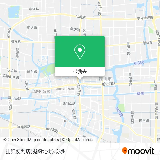 捷强便利店(樾阁北街)地图