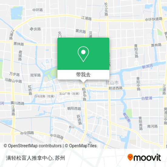 满轻松盲人推拿中心地图