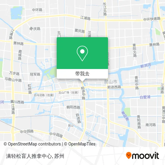 满轻松盲人推拿中心地图