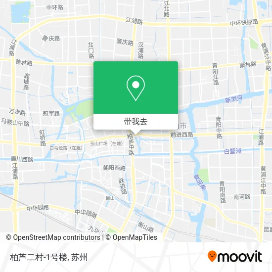 柏芦二村-1号楼地图