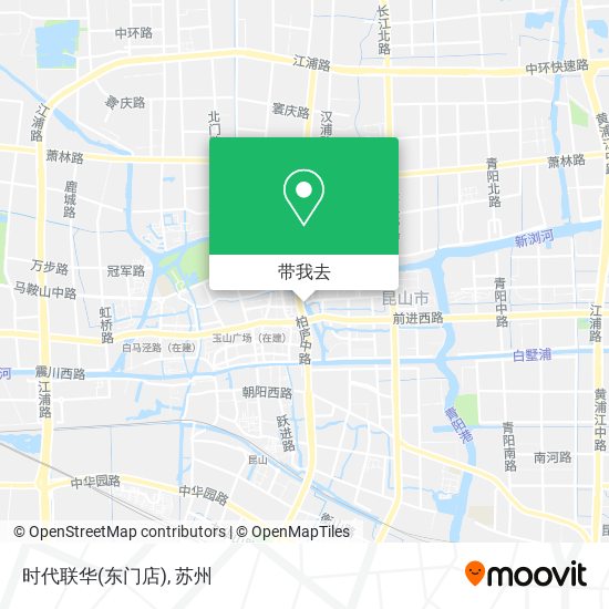 时代联华(东门店)地图