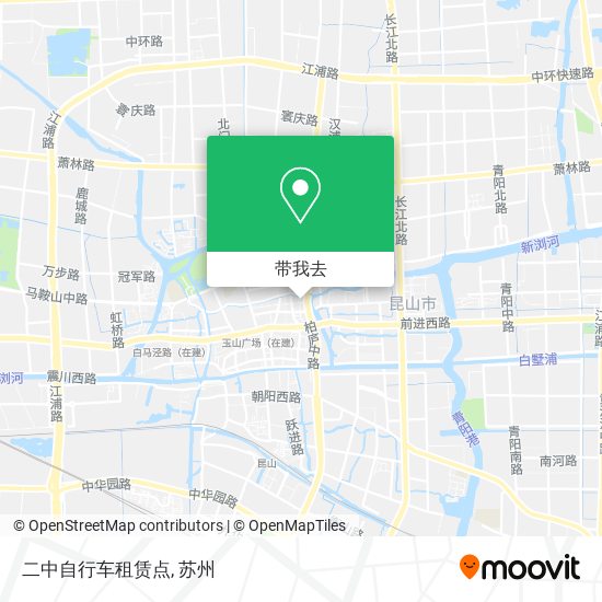 二中自行车租赁点地图