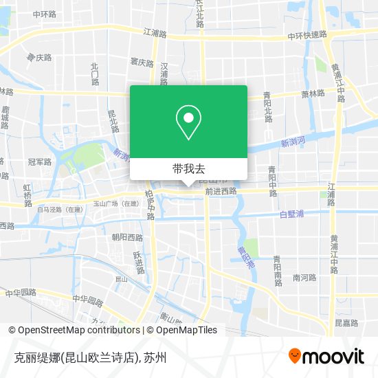 克丽缇娜(昆山欧兰诗店)地图