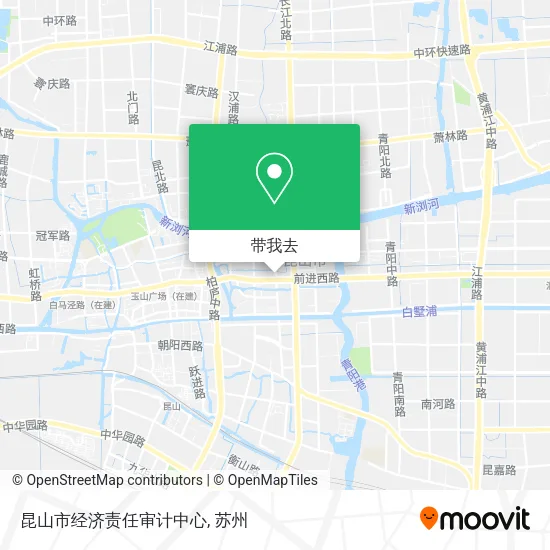 昆山市经济责任审计中心地图