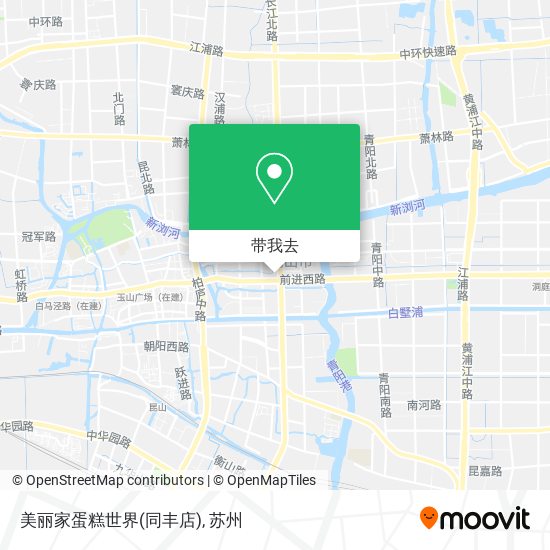 美丽家蛋糕世界(同丰店)地图