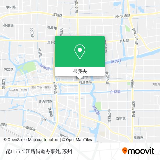 昆山市长江路街道办事处地图