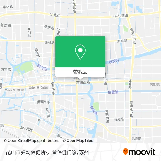 昆山市妇幼保健所-儿童保健门诊地图