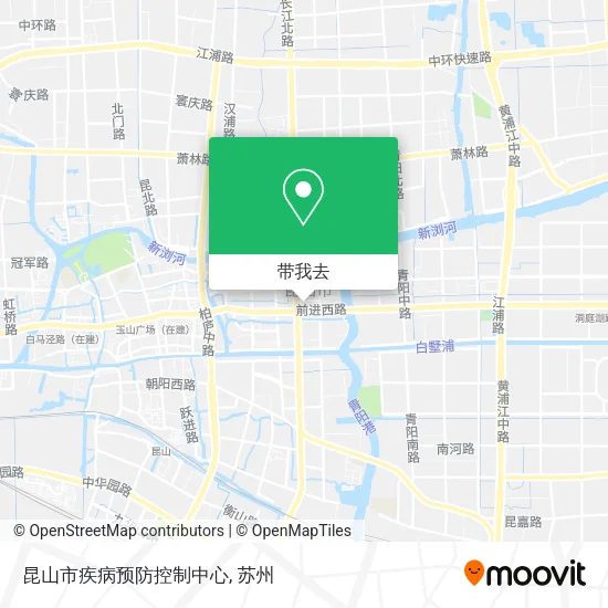 昆山市疾病预防控制中心地图