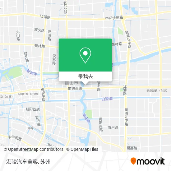 宏骏汽车美容地图