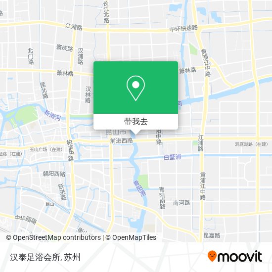 汉泰足浴会所地图
