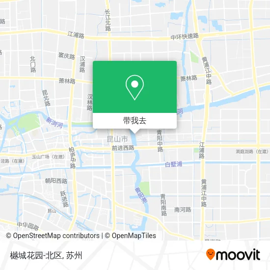 樾城花园-北区地图