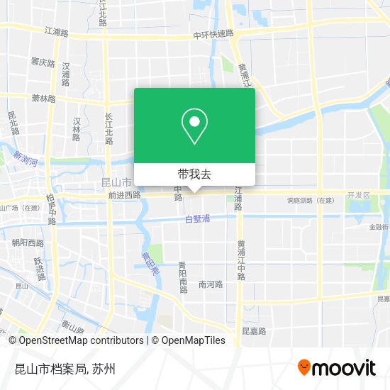 昆山市档案局地图
