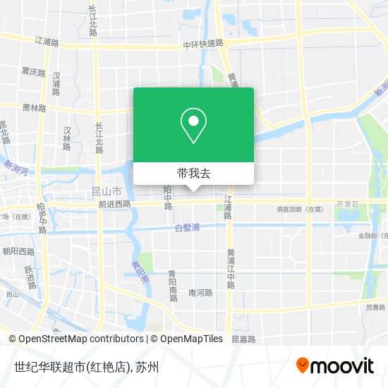 世纪华联超市(红艳店)地图