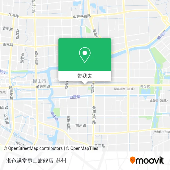 湘色满堂昆山旗舰店地图