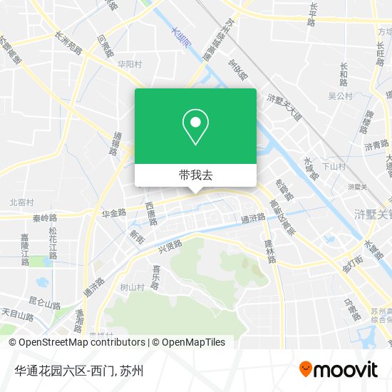 华通花园六区-西门地图