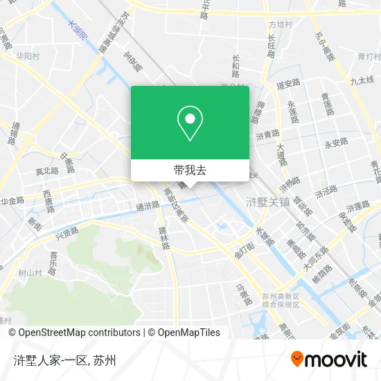 浒墅人家-一区地图